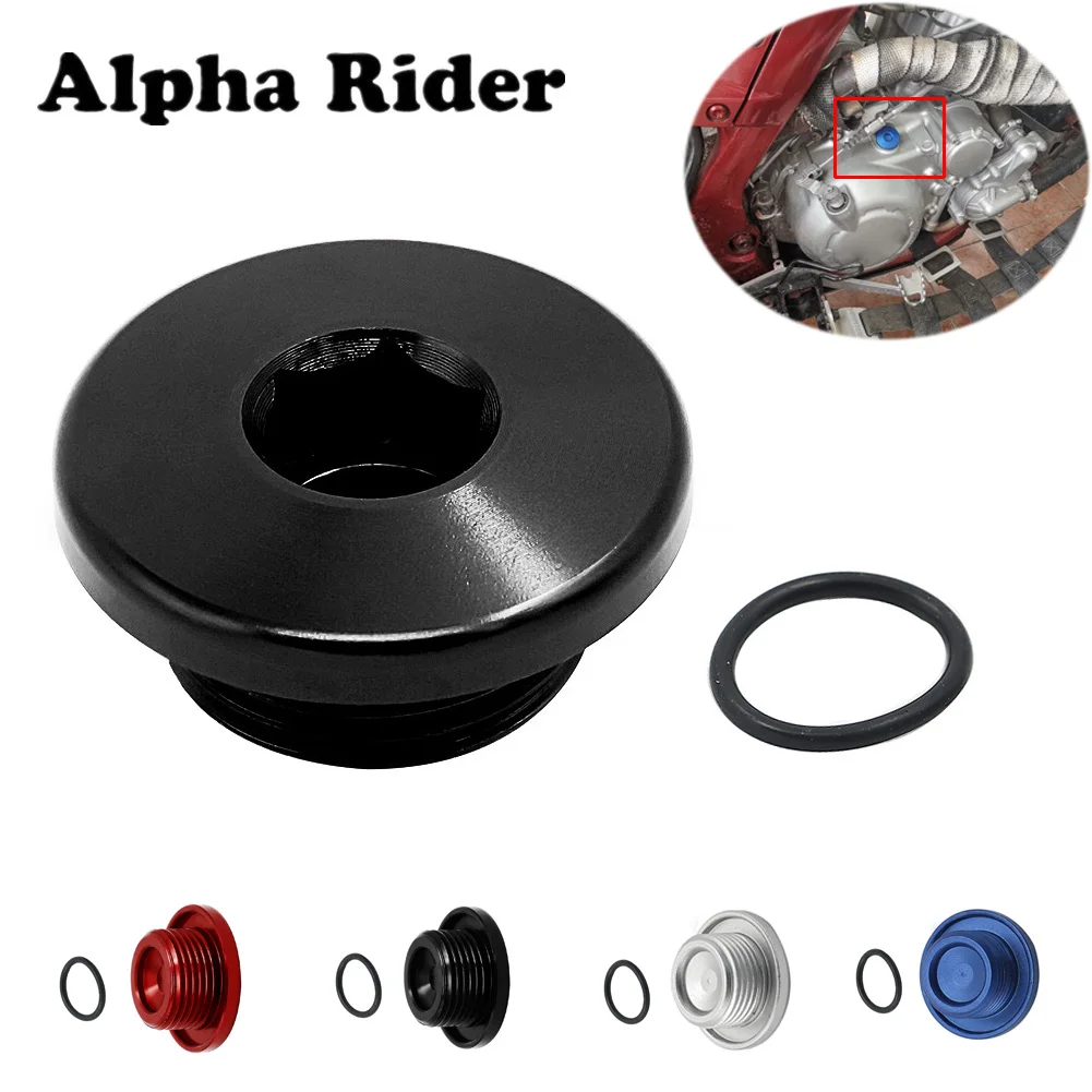 

1 Piece Top Crankcase Oil Filler Plug Screw Bolt & O-Ring For Yamaha YFM700 YFM 700 ATV Raptor Quad Blue Black Silver Red