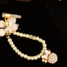 1 шт 3,5 мм Милая жемчужная цепочка Микки дизайн мобильного телефона Ушная крышка Пылезащитная заглушка для Iphone Andriod Пылезащитная заглушка