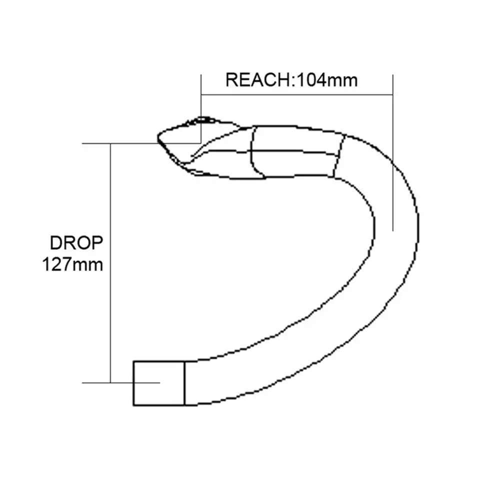 reach drop handlebar