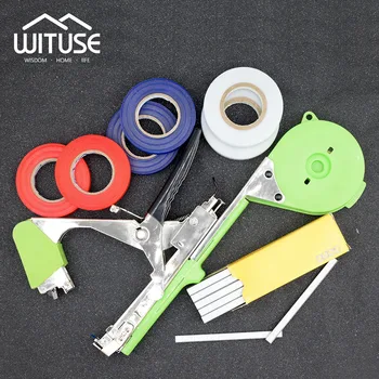 

1 Set Garden Tool Plant Tying Tapetool Tapener Machine Branch Hand Tying Machine Packing Vegetable Stem Strapping Pruning Tools