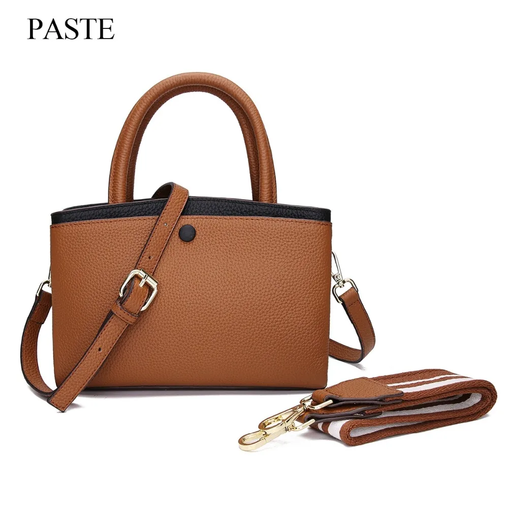 

100% Genuine Leather Women's Messenger Bags First Layer Of Cowhide Crossbody Bags Female Designer Shoulder Totes Bag bolsos PT01