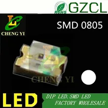 Горячая Распродажа, белые 0805 LED SMD светодиод 6000-7000 К 3.0-3.5 В(CE& Рош