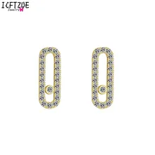 10 пар серебряные золотые серьги, ювелирные изделия геометрические простые циркониевые бусы серьги-гвоздики для женщин подарок для невесты ювелирные изделия для тела BFF