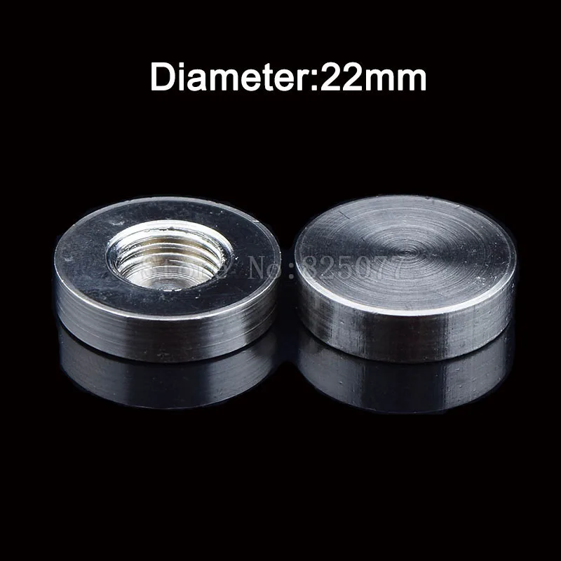 DHL 200PCS Diameter 22mm brushed copper standoff screw cover decorative