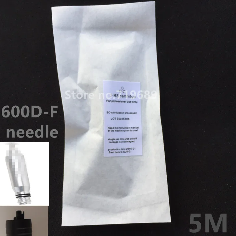 

50pcs/lot Sterilized Cartridge black tattoo needles permanent makeup eyebrow microneedle for eyebrow lips 5M