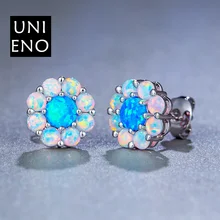 Angelgirl Мода Подсолнух октября Камень Опал серьги золото Леди Рождественский подарок и подарок на день рождения E0151-E0180