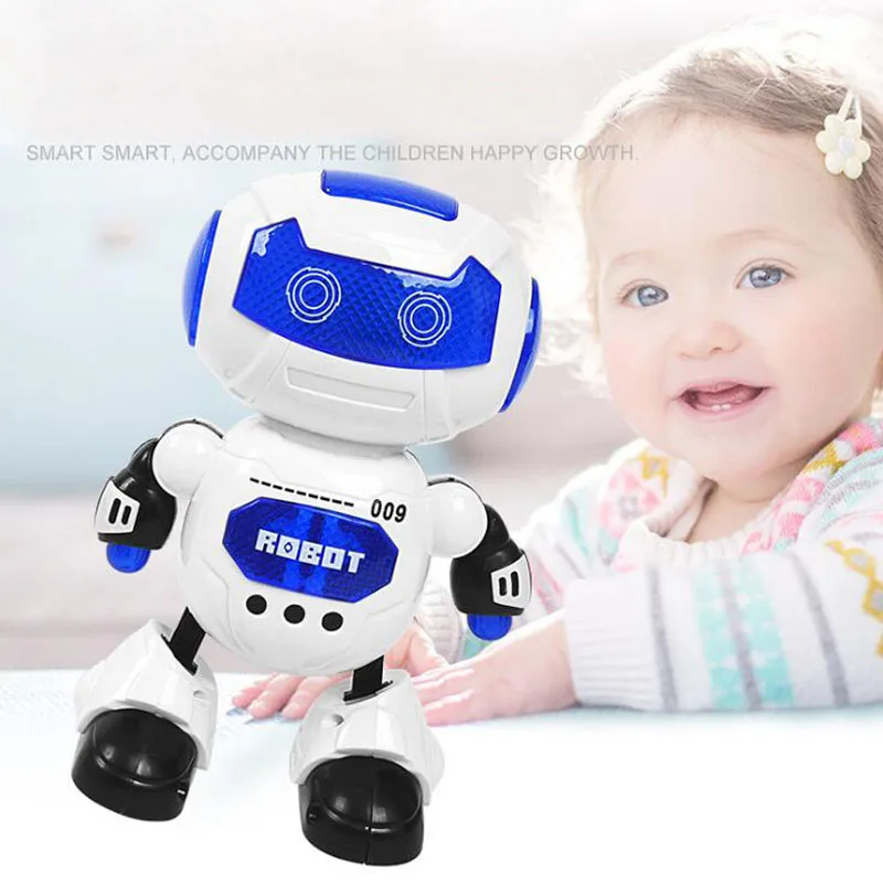 

New colorful light music electric dazzle dance robot children's gift toys