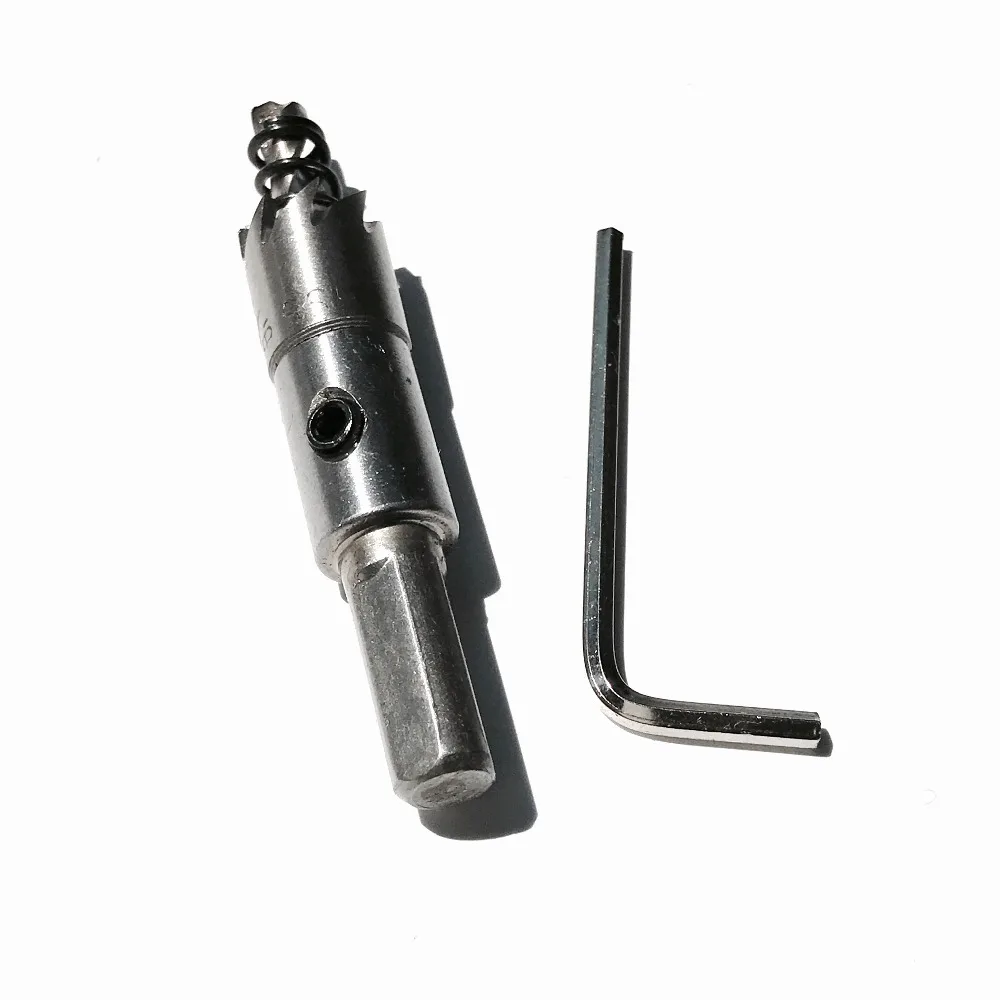 

Free shipping of 1PC hss drill bit hole saw opener core bits for thin SS plate steel metal,iron,steel,aluminum plate holes open