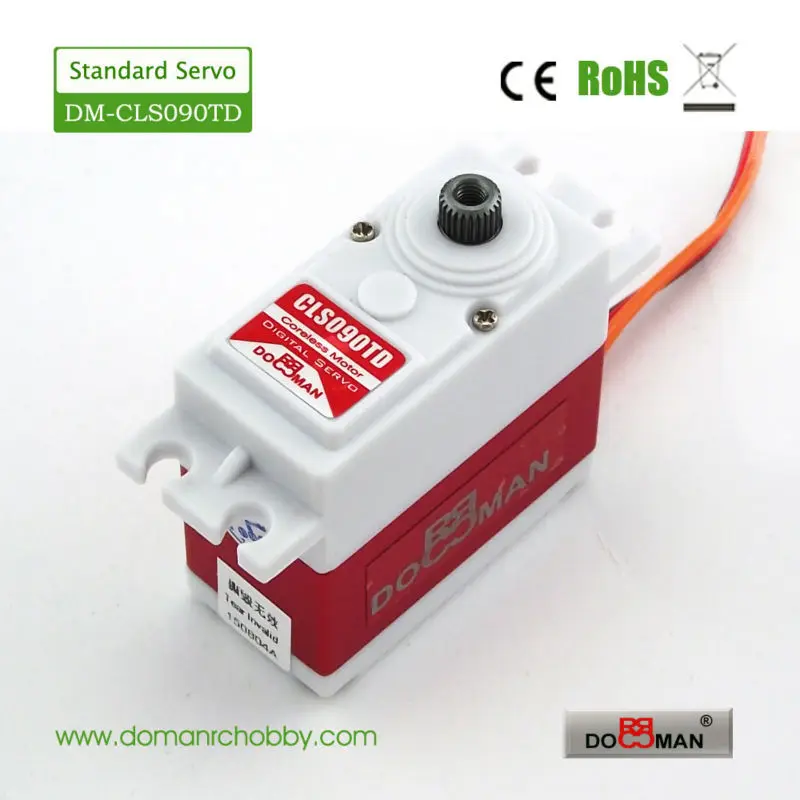 

10pcs/lot DM-CLS090TD DOMAN RC High torque titanium gear 9kg digital Servo for 1/10 drift car