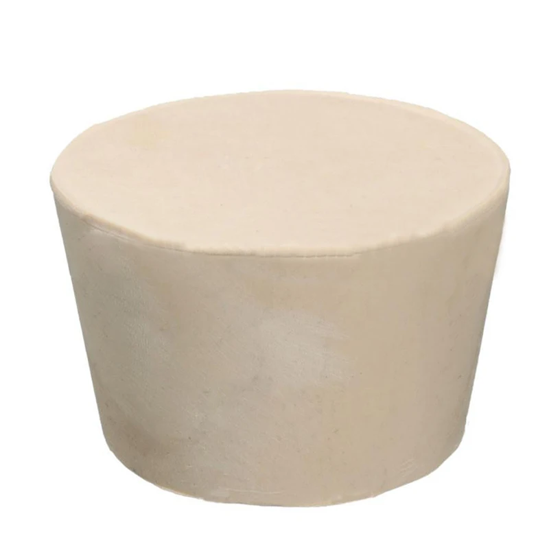 

New Rubber Stopper Bungs Laboratory Solid Hole Stop Push-In Sealing Plug 8# 32*42mm