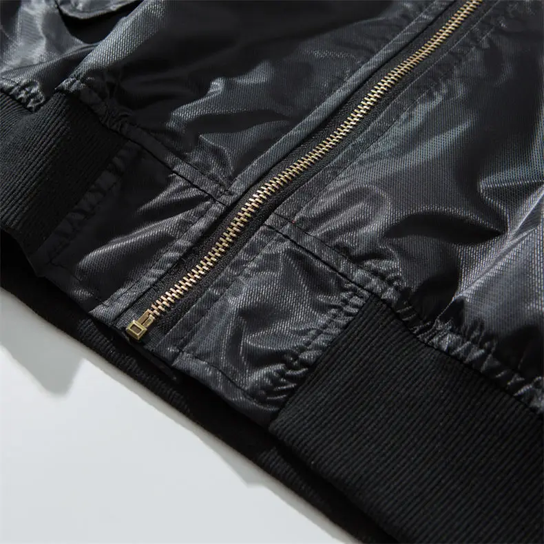 5XL Mens Jacket Spring Autumn Bomber Jacket Coat Male Classic City Pilot Air Jacket Stand Collar Fashion Style 2019 Brand MuLS 10