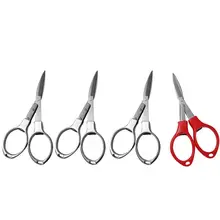 WINOMO 4 шт. переносные мини многофункциональные рыболовные ножницы складные ножницы рыболовные снасти инструмент рыболовная леска резак(серебро/красный