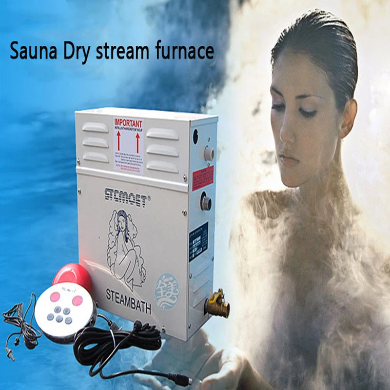 

6KW 220/380V Home Use Steam Machine ST-60 Steam Generator Sauna Dry Stream Furnace Wet Steam Steamer Digital Controller 1PC