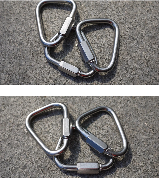 

Triangle Quick Link 316T Stainless Steel Delta Quick Link M6 10PC/Lot Rigging Hardware Free Shipping