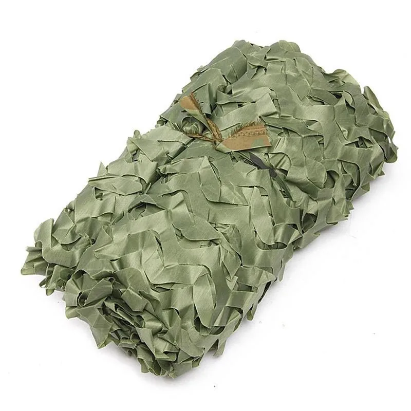 

Newly Camo Net Woodland Camouflage Jungle Leaves With Hang Rope For Car Shade Cover Hunting Camping BF88