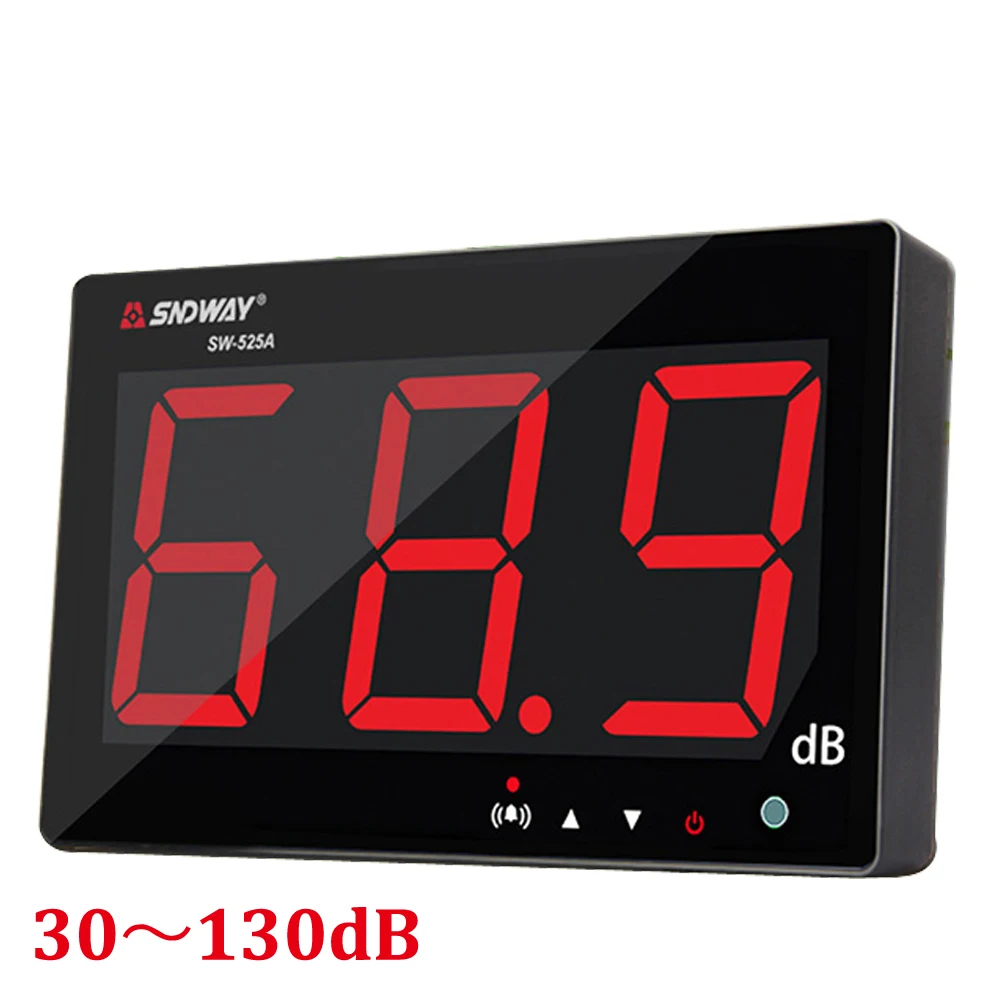 

Digital Sound level meter 30~130db large screen display Restaurant Bar Indoor/office/home Wall hanging type noise meter decibel