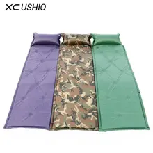 Утолщенный Автоматический надувной коврик для кемпинга с подушкой портативный Большой Надувной Матрас Подушка спальный мешок