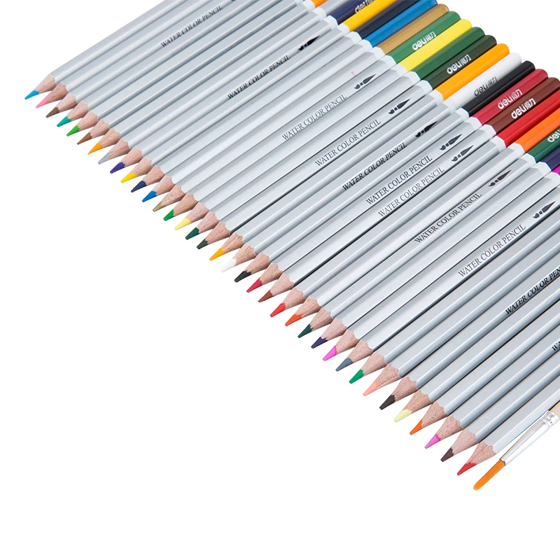 

Водорастворимые цветные карандаши, деревянные карандаши, карандаши + кисти, 24/36/48/72 цветов