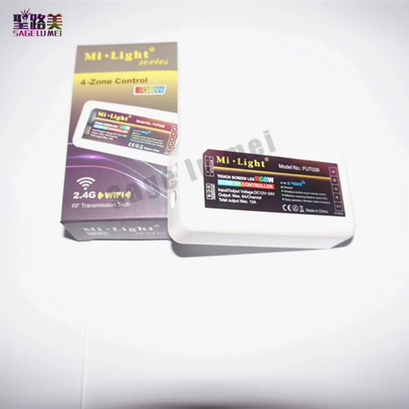 DC12 24V Mi Light Wireless 10A 2 4G 4 Zone RF Wireless RGBW LED remote Controller
