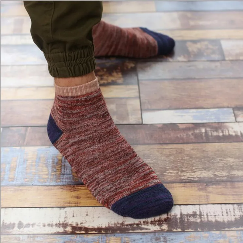 Odorless moisture absorbent Cotton men socks casual folk custom men dresses men clothing free