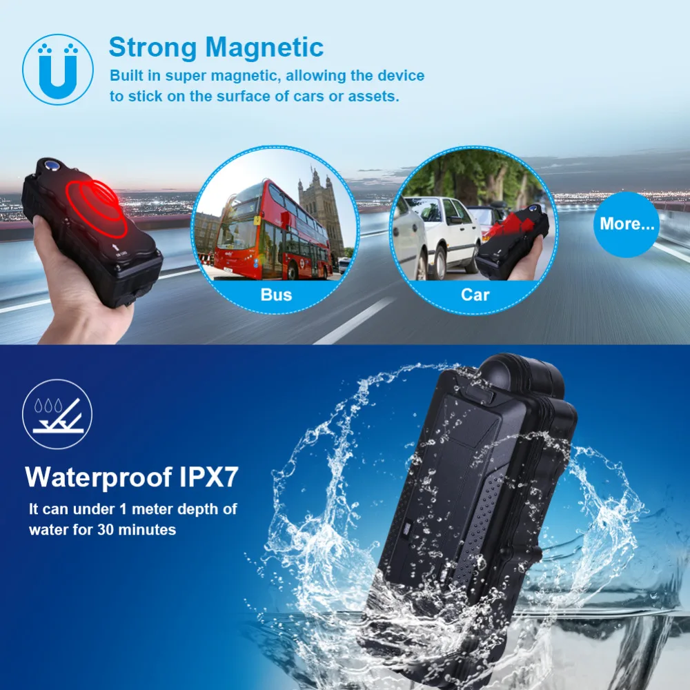 GPS трекер TK20 с поддержкой Wi Fi 20000 мА · ч|gps tracker tk20|gps trackerwifi gps |