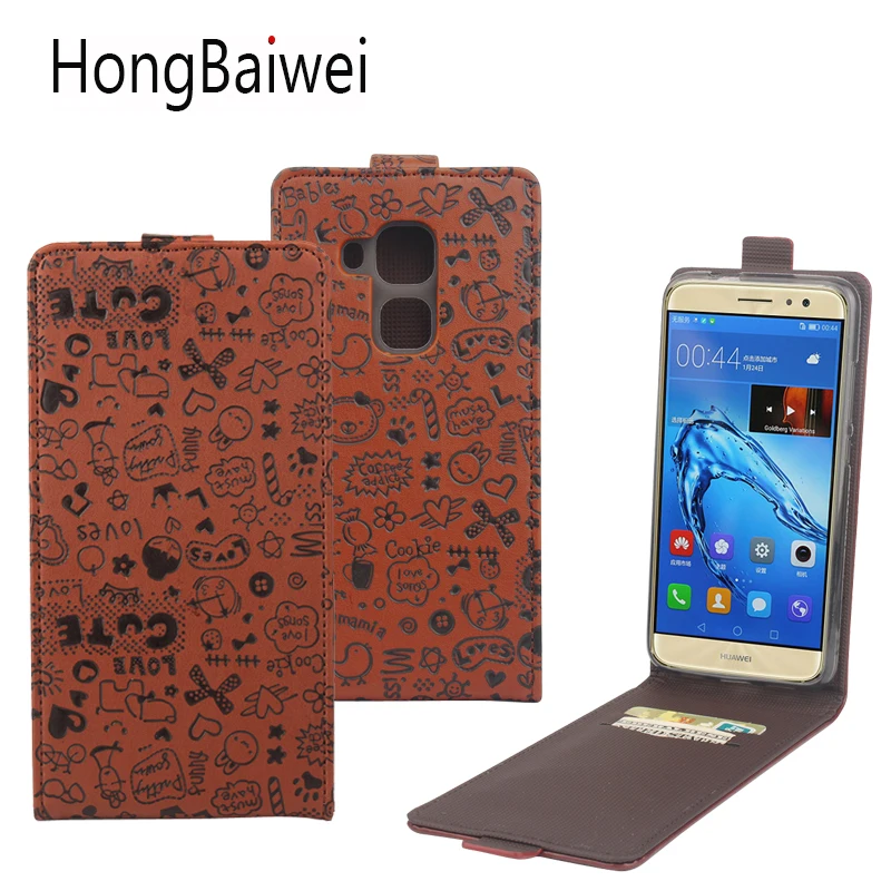 

HongBaiwei Cover for Huawei Maimang 5 Case Cute Flip Luxury Leather Card Slot Wallet Phone Bag Case for Huawei Maimang 5 Pink