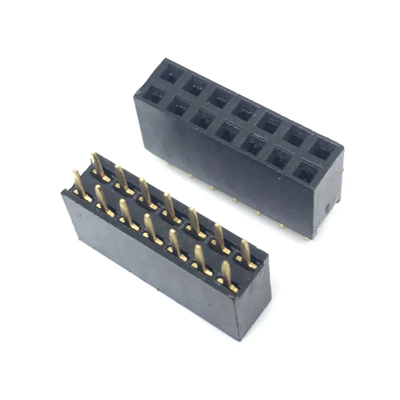 2X7P Pitch 2.54mm Double Row Stright Female Pin Header Strip PCB Connector.JPG   