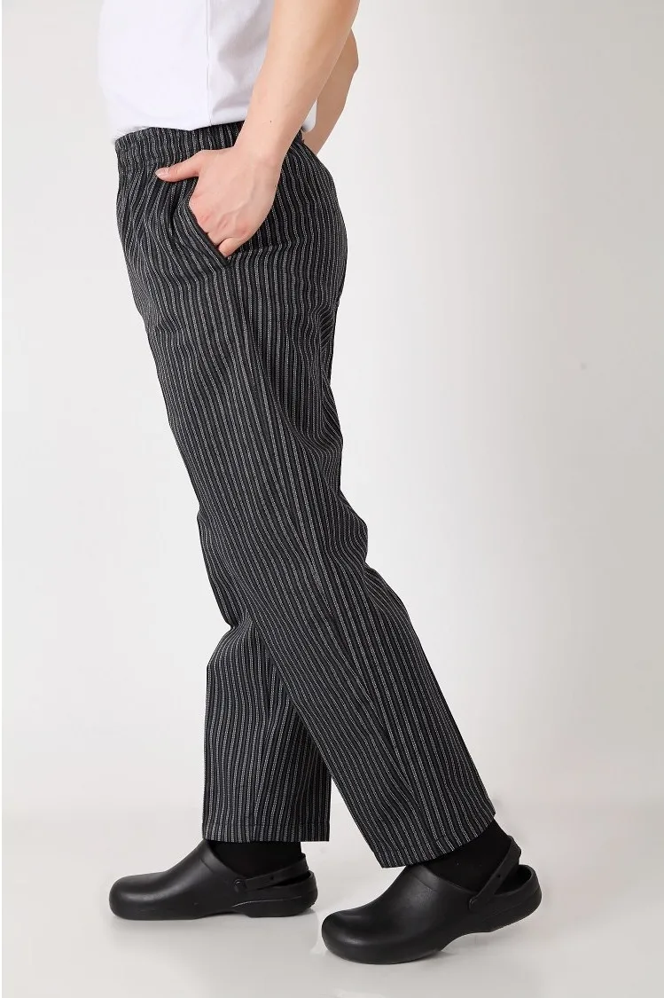 Chef Working Pants Waiter Trousers Elastic Comfy Work Trousers Restaurant Food Service Clothes Work Wear Uniforms