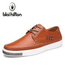 blaibilton Designer Men Casual Shoes Genuine Leather Flat Luxury Fashion Brand Male Shoes Breathable Footwear SD9923