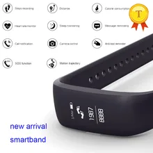 Новейший смарт-браслет монитор сердечного ритма SmartBand браслет Bluetooth 4,0 Поддержка средства для отслеживания denish шведский язык