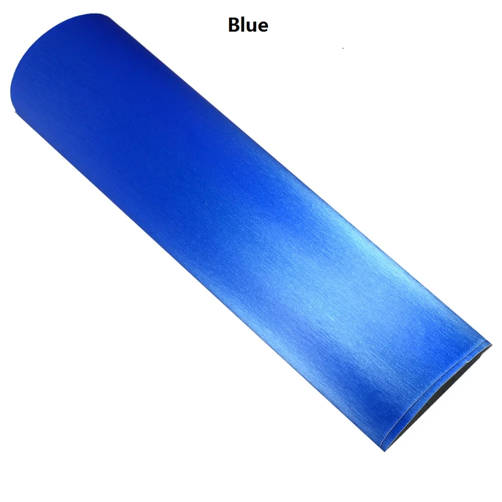 

1.52x20m Cay Styling Metallic Brushed Aluminum Vinyl Metal vinyl car Wrap Film car sticker 6 Colors Choose