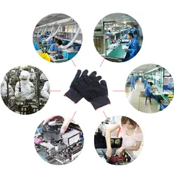 1 пара Антистатическая противоскользящая перчатка Женские рабочие перчатки ручная Защитная Садоводство F42D