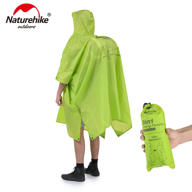 Naturehike في 3 في 1 متعددة الوظائف المعطف معطف واق من المطر للمشي الصيد تسلق الجبال NH17D002-M Naturehike في 3 في 1 متعددة الوظائف المعطف معطف واق من المطر للمشي الصيد تسلق الجبال NH17D002-M