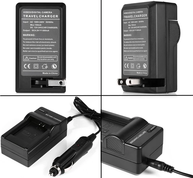 Battery Charger for Panasonic Lumix DC-TZ90, DMC-TZ100, DMC-TZ101