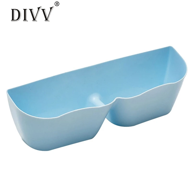 Divv جديد الإبداعية البلاستيك الحذاء الرف حامل عرض الرف المنظم جدار الرف * 15 هدية قطرة