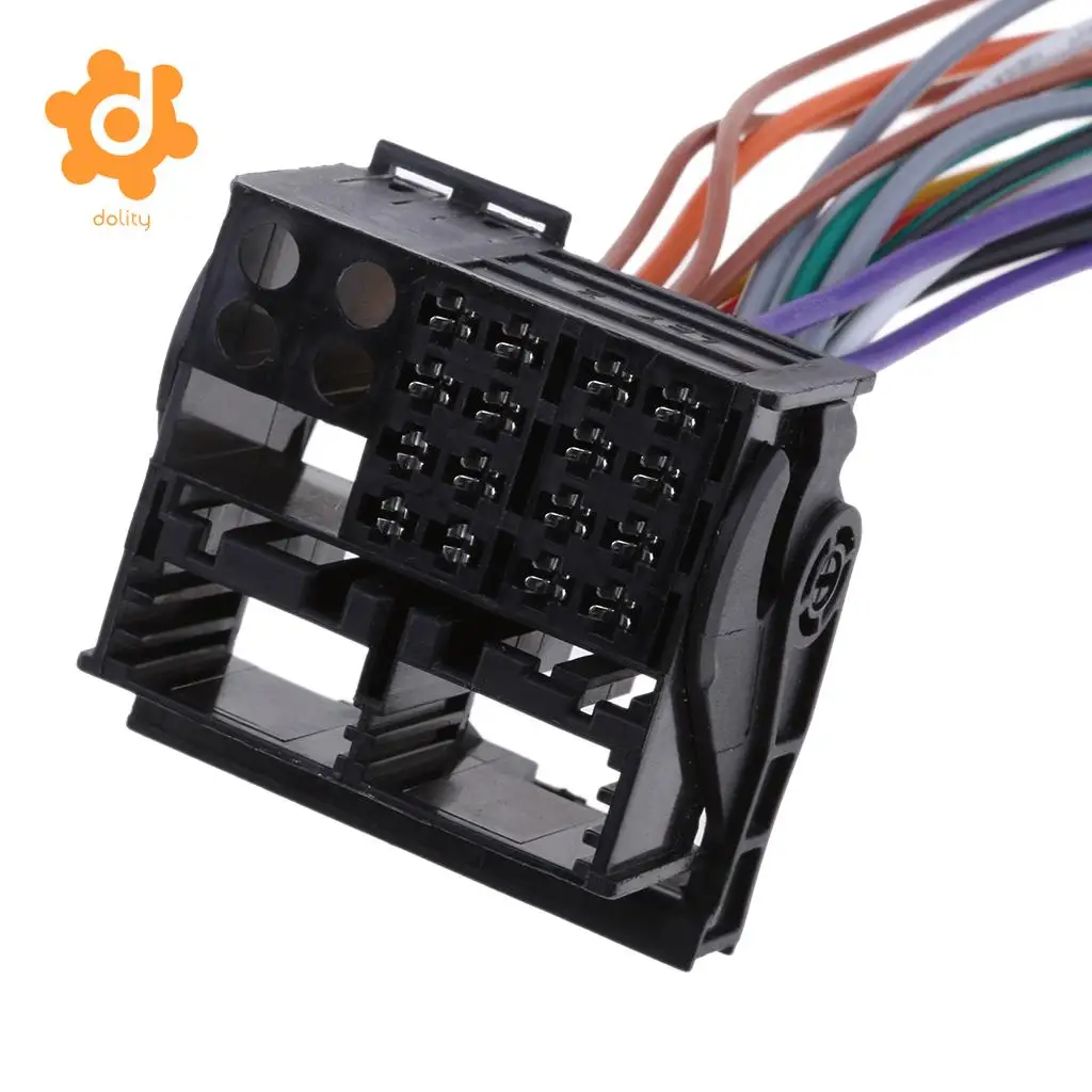 dolity Audio Car Stereo Wiring Harness Wire Installation for Touran Passat Sagitar