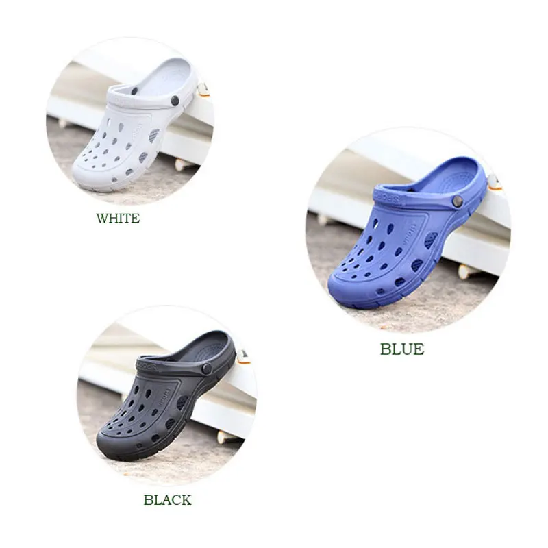 Sandalias Hombre Limited Mens Leather Sandal 2019 Men's Eva Clog Slipper Summer Sandals Lightweight High Quality Breathable