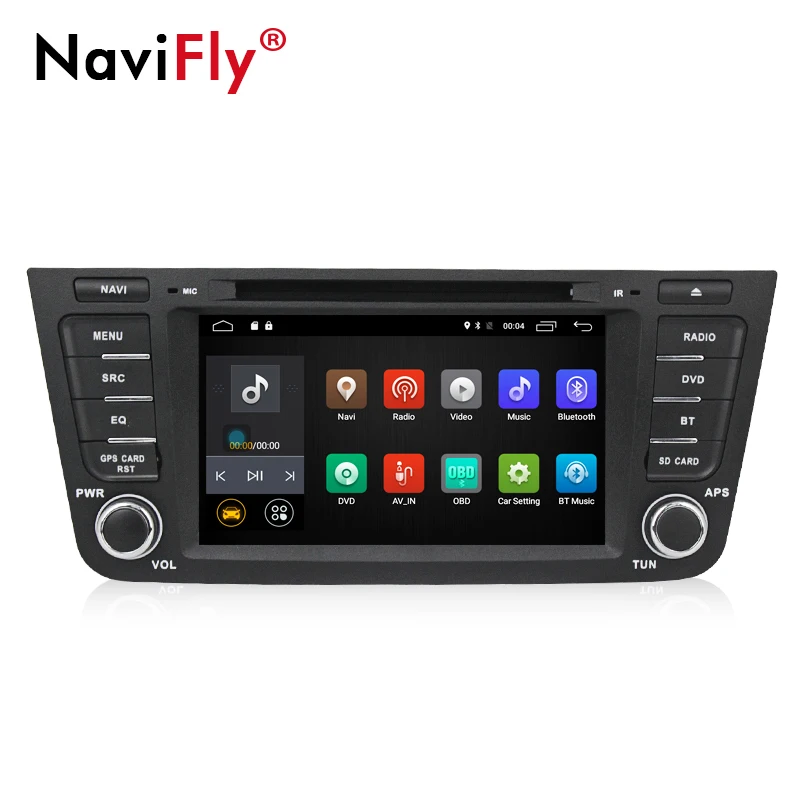 Top NaviFly 7 inch 2 din Android 7.1 Car radio dvd player for Geely Emgrand GX7/EX7/X7 car GPS navigation with BT WIFI 4G LTE 1