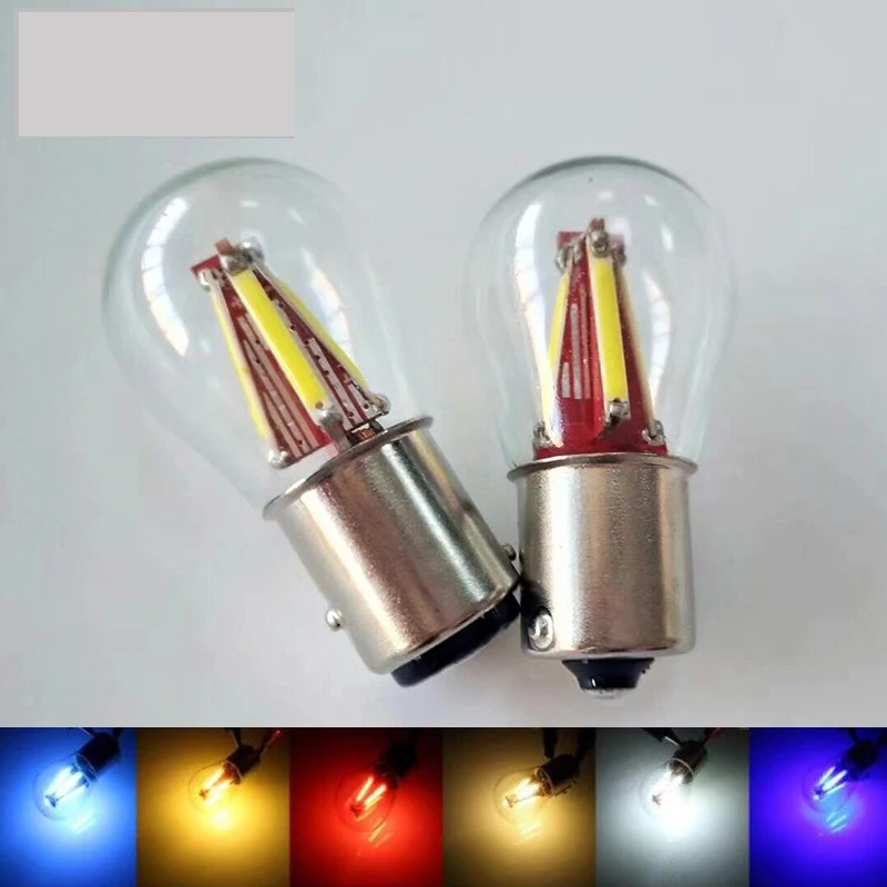 1 шт. супер яркий светодиод с 4 нитями 1157 BAY15D P21W/5W автомобильный стоп-светильник P21W