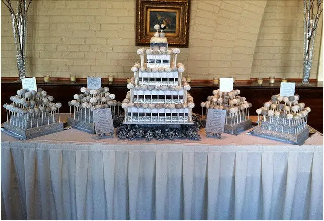 3 Tier Square Cake Pop Display Stand In Stands From Home Garden