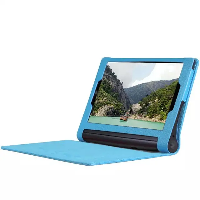 Чехол подставка из ПУ кожи для Lenovo yoga tab 3 pro X90F lychee защитный чехол x90f сумка йоги
