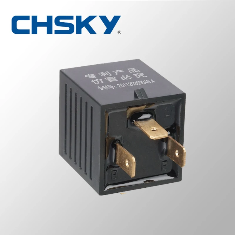 Chsky 3 Pin автомобиля импульсное реле 12 v 24 v автомобиль мотоциклетный проблесковый прибор Fix светодиодный световой индикатор поворота стробоскоп