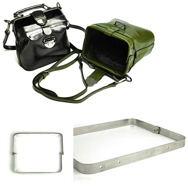 

Metal doctor bag frame, Internal Dulles frame,(21cm~34.5cm,4 sizes of frame),Leather craft tool