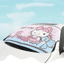 Шторка Автомобильная Kitty Cat солнцезащитный тент для автомобиля козырек на лобовое стекло Чехлы блок Передняя Солнцезащитная шторка Авто УФ Защита занавес автомобильные аксессуары