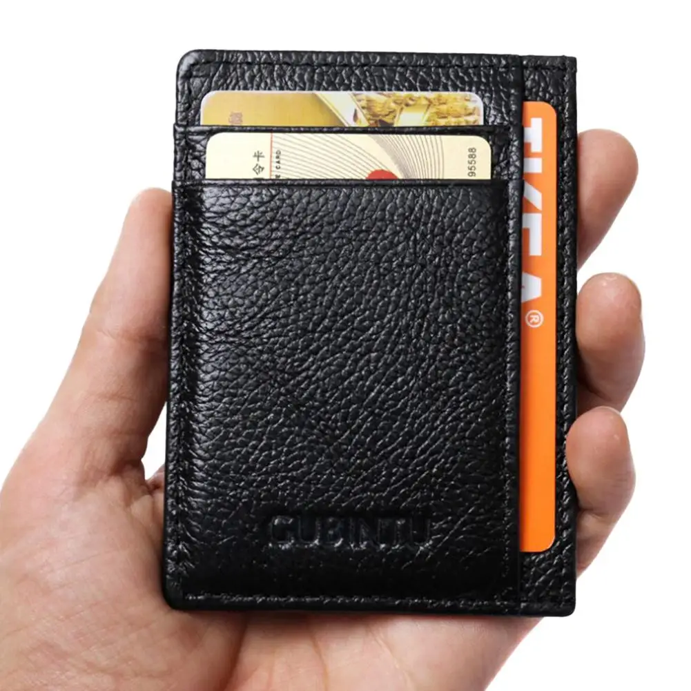 Banabanma Men Wallet Concise Hardwearing Leather Portable Bus Card Bag Wallets and Purses Fashion Wallet Men Coin Purses ZK40