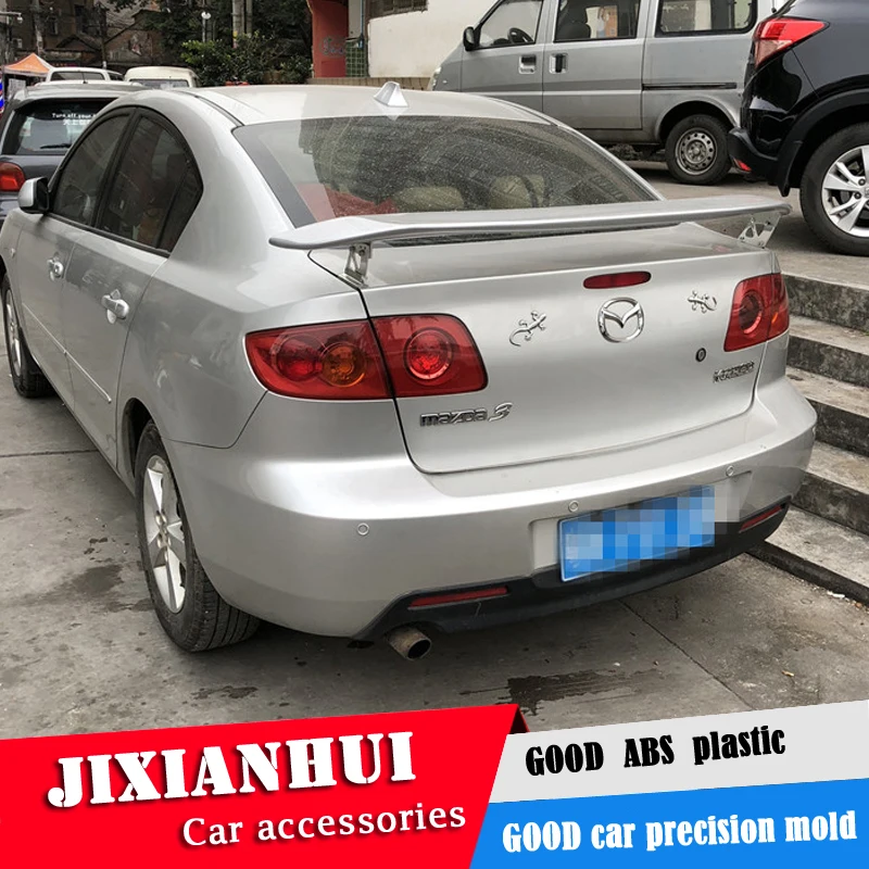 Спойлер для Mazda 3, 2006-2013, Мазда 3, RX8, спойлер, АБС-пластик, материал, заднее крыло, цветной задний спойлер