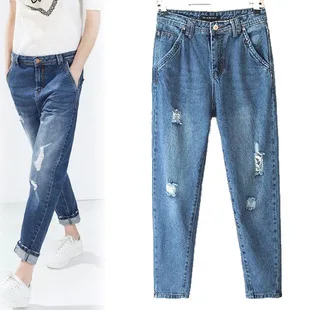Online Buy Wholesale women's boyfriend jeans from China