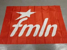 120*150 centímetros Frente Farabundo Marti para la Liberacion FLMN Nacional BANDEIRA