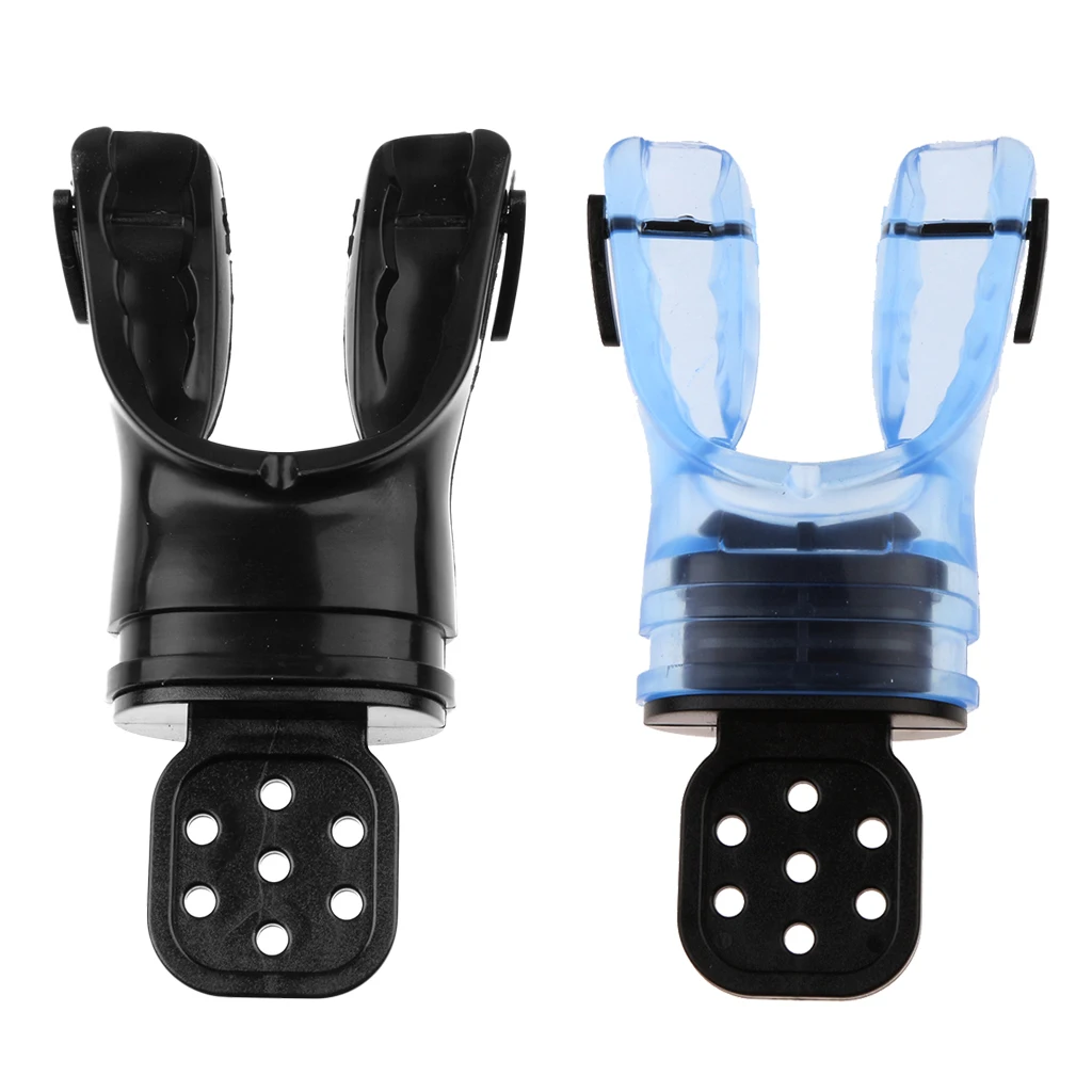 2Pcs Universal Non-toxic Silicone Scuba Diving Moldable Bite Mouthpiece Swimming Diving Standard Diving Mouthpiece