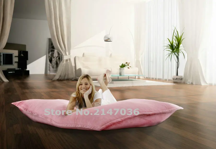 Short Fur SOFT Smoothy XXXXXXL indoor bean bag chairs , living room comfort beanbag lounger